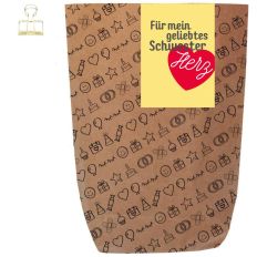Geschenktüte SCHWESTERHERZ - zum Befüllen