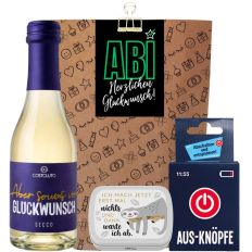 Geschenktüte ABI GESCHAFFT - HERZLICHEN GLÜCKWUNSCH # 1