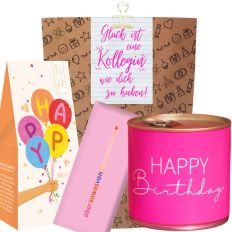 Geschenktüte „Glück ist eine Kollegin wie dich zu haben!“ (Set 3)