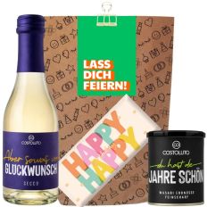 Geschenktüte zum Geburtstag – Geschenkset „Lass dich feiern!“ (Set 5)