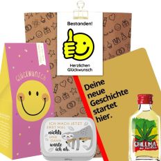 Geschenktüte Prüfung – Prüfungsgeschenk „Bestanden!“ (Set 2)