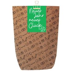 Geschenktüte „Neues Jahr, neues Glück“ – Geschenkverpackung für Neujahrsgeschenke 