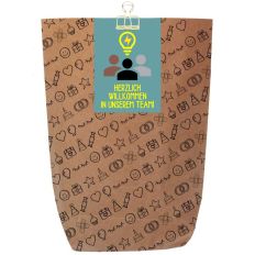 Geschenktüte Onboarding „Herzlich Willkommen in unserem Team“ - zum Befüllen