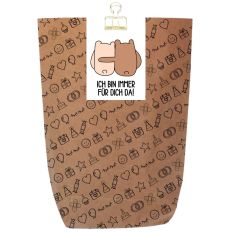 Geschenktüte ICH BIN IMMER FÜR DICH DA! - zum Befüllen