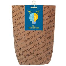 Geschenktüte „Viel Glück & Erfolg“ – zur Prüfung oder zum Jobstart – zum Befüllen