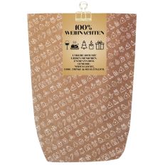 Geschenktüte „100% Weihnachten“ – Schöne Geschenkverpackung für Weihnachtsgeschenke