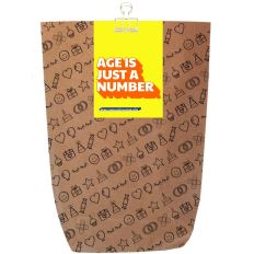 Geschenktüte „Age is just a number“ – zum Befüllen