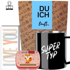 Geschenktüte DU ICH LÄUFT - blau # 5