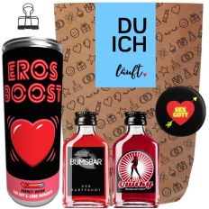 Geschenktüte DU ICH LÄUFT - blau # 6