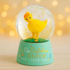 Glitzerkugel Ein QuEntchen Glück