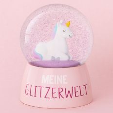 Glitzerkugel Einhorn - Meine Glitzerwelt