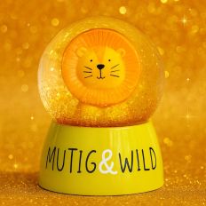 Glitzerkugel Mutig & Wild