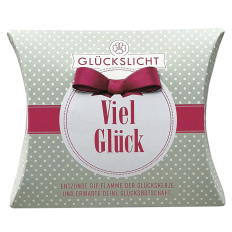 Glückslicht VIEL GLÜCK - gepunktet