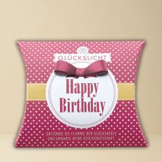 Glückslicht HAPPY BIRTHDAY - gepunktet