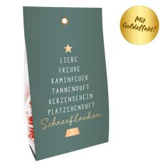 Glühwein-Bonbons „Liebe, Freude, Kaminfeuer ..." (Tannenbaum)