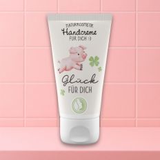 Handcreme „Glück für dich“ (Glücksschwein) - Pflegender Glücksbringer