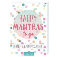 50 Kärtchen zum Glücklichsein HAPPY MANTRAS 