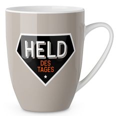 Becher Porzellan HELD DES TAGES
