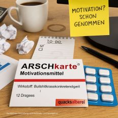 Kaugummis ARSCHKARTE