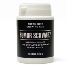 Kaugummis HUMOR SCHWARZ