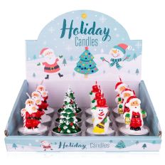 Kleine Motivkerze Weihnachten Holiday (Zufallsmotiv)