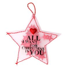 Konfettistern ALL I WANT FOR CHRISTMAS IS YOU