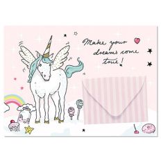 Briefchenkarte EINHORN