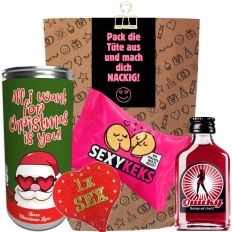 Geschenktüte „Mach dich nackig“ – Lustige Geschenktüte für Freund:in (Set 1)