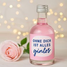 Mini-Gin Berry-Edition 50ml OHNE DICH IST ALLES GINLOS