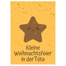 Minicard KLEINE WEIHNACHTSFEIER IN DER TÜTE
