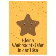 Minicard KLEINE WEIHNACHTSFEIER IN DER TÜTE