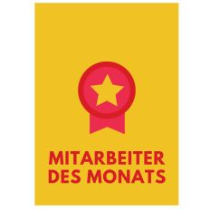 Minicard MITARBEITER DES MONATS