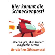 Minicard SCHNECKENPOST