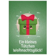 Minicard EIN TÜTCHEN WEIHNACHTSGLÜCK!