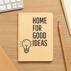 Kleines Notizheft HOME FOR GOOD IDEAS