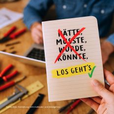 Kleines Notizheft LOS GEHT`S