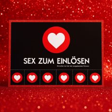 Postkarte SEX ZUM EINLÖSEN