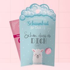 Schaumbad SCHÖN DASS ES DICH GIBT - Lama
