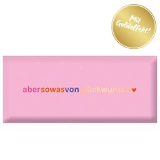 Schokolade 30g „abersowasvonglückwunsch“