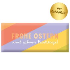 Schokolade 30g „Frohe Ostern und schöne Feiertage“