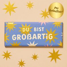 Schokolade 30g DU BIST GROSSARTIG!