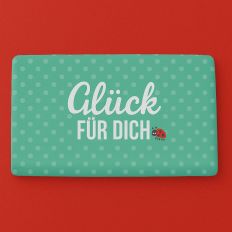 Schokolade 40g GLÜCK FÜR DICH - Marienkäfer