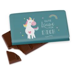 Schokolade 40g GUTE LAUNE FÜR DICH - Einhorn