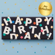 Schokolade 30g HAPPY BIRTHDAY - Konfetti