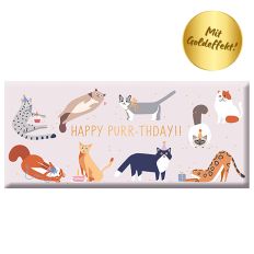 Schokolade 30g HAPPY PURR-THDAY