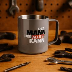 Thermobecher DER MANN DER ALLES KANN