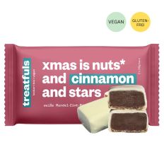Weiße Mandel-Zimt-Riegel „xmas is nuts and cinnamon and stars“