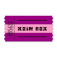 Einzelwertmarke „Kein Sex“ – Lustige Adventskalenderfüllung für Erwachsene