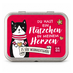 25 Süße Weihnachtsgrüße „Du hast ein Plätzchen in meinem Herzen“