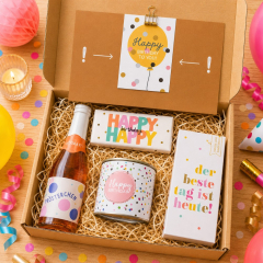 Geschenkbox zum Geburtstag „Happy Birthday to you!“ (Set 15)